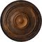 Ekena Millwork Classic Ceiling Medallion (For Canopies up to 5 1/2"), Hand-Painted Rust, 21 7/8"OD x 2 3/8"P CM22CLRUS - alternate 1